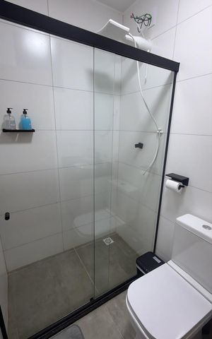 Studio para alugar com 100m², 1 quarto e sem vaga Studio para alugar com 100m², 1 quarto e sem vagaBanheiro
