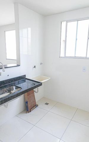 Apartamento à venda com 45m², 2 quartos e 1 vaga Apartamento à venda com 45m², 2 quartos e 1 vagaCozinha Americana