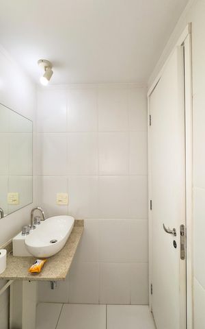 Apartamento para alugar com 85m², 2 quartos e 2 vagasBanheiro da Suíte