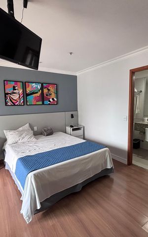 Studio para alugar com 35m², 1 quarto e sem vaga Studio para alugar com 35m², 1 quarto e sem vagaSala e quarto