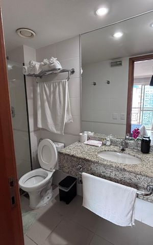 Studio para alugar com 35m², 1 quarto e sem vaga Studio para alugar com 35m², 1 quarto e sem vagaBanheiro