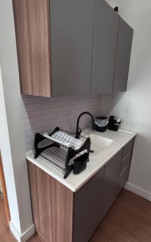 Studio para alugar com 35m², 1 quarto e sem vaga Studio para alugar com 35m², 1 quarto e sem vagaCozinha