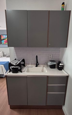 Studio para alugar com 35m², 1 quarto e sem vaga Studio para alugar com 35m², 1 quarto e sem vagaCozinha