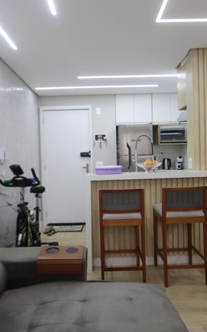 Apartamento à venda com 33m², 2 quartos e sem vagaSala