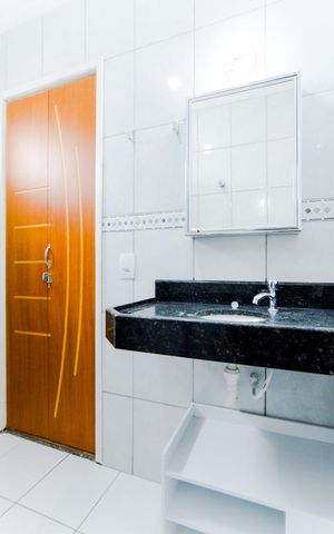 Apartamento para alugar com 56m², 2 quartos e 1 vagaBanheiro do Quarto 1