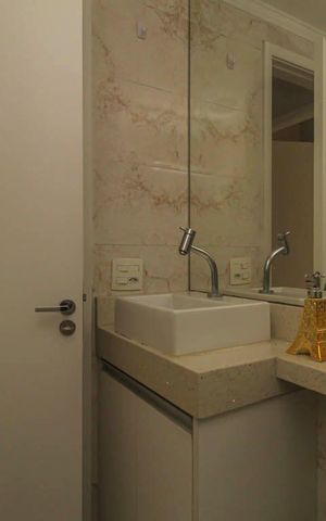Apartamento à venda com 36m², 1 quarto e 1 vaga Apartamento à venda com 36m², 1 quarto e 1 vagaBanheiro