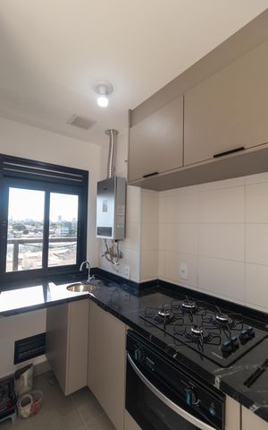 Apartamento para alugar com 33m², 1 quarto e 1 vaga Apartamento para alugar com 33m², 1 quarto e 1 vagaCozinha e Área de Serviço