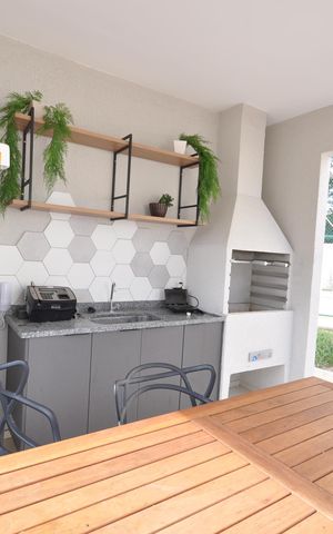 Apartamento à venda com 37m², 2 quartos e sem vagaÁrea comum - Churrasqueira