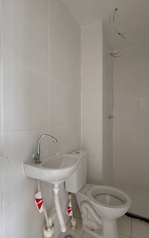 Apartamento para alugar com 32m², 2 quartos e sem vaga Apartamento para alugar com 32m², 2 quartos e sem vagaBanheiro