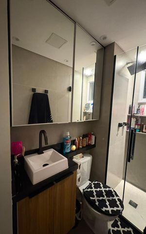 Apartamento à venda com 40m², 2 quartos e 1 vaga Apartamento à venda com 40m², 2 quartos e 1 vagaBanheiro