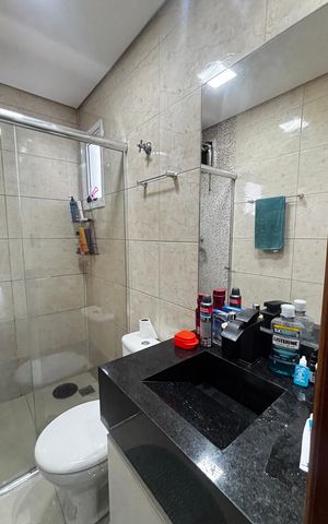 Apartamento à venda com 120m², 2 quartos e 2 vagas Apartamento à venda com 120m², 2 quartos e 2 vagasBanheiro da Suíte