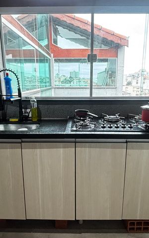 Apartamento à venda com 120m², 2 quartos e 2 vagas Apartamento à venda com 120m², 2 quartos e 2 vagasCobertura - Cozinha