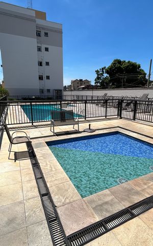Apartamento à venda com 44m², 2 quartos e sem vagaÁrea comum - Piscina