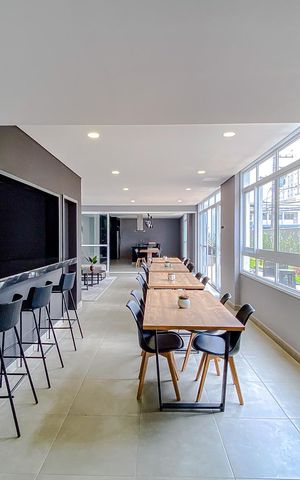 Studio para alugar com 27m², 1 quarto e sem vagaÁrea gourmet
