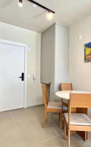 Studio para alugar com 32m², 1 quarto e sem vaga Studio para alugar com 32m², 1 quarto e sem vagaCozinha