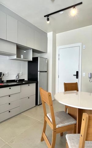 Studio para alugar com 32m², 1 quarto e sem vaga Studio para alugar com 32m², 1 quarto e sem vagaCozinha