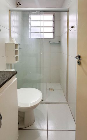 Apartamento para alugar com 45m², 2 quartos e 1 vaga Apartamento para alugar com 45m², 2 quartos e 1 vagaBanheiro Social