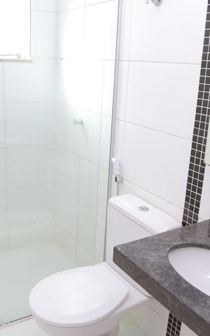 Casa de condomínio para alugar com 79m², 3 quartos e 1 vagaBanheiro