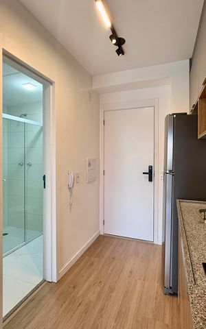 Studio para alugar com 24m², 1 quarto e sem vagaCozinha 