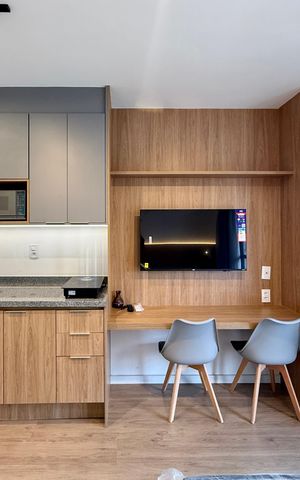 Studio para alugar com 24m², 1 quarto e sem vagaQuarto