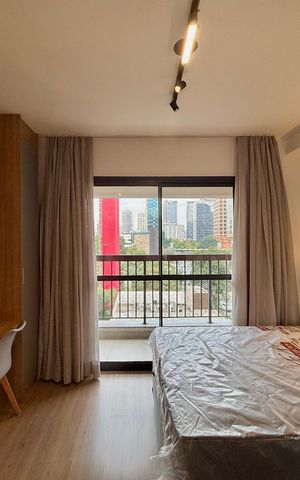 Studio para alugar com 24m², 1 quarto e sem vagaQuarto
