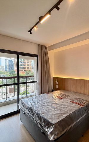 Studio para alugar com 24m², 1 quarto e sem vagaQuarto