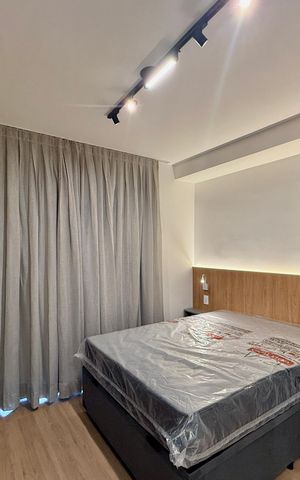 Studio para alugar com 24m², 1 quarto e sem vagaQuarto
