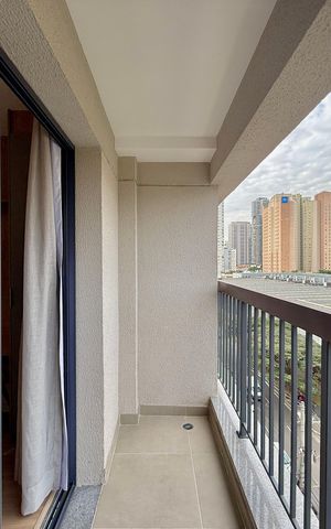 Studio para alugar com 24m², 1 quarto e sem vagaSacada 