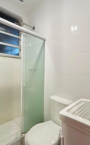 Apartamento para alugar com 33m², 1 quarto e sem vaga Apartamento para alugar com 33m², 1 quarto e sem vagaBanheiro