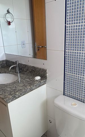 Apartamento para alugar com 67m², 2 quartos e 1 vaga Apartamento para alugar com 67m², 2 quartos e 1 vagaBanheiro da Suíte