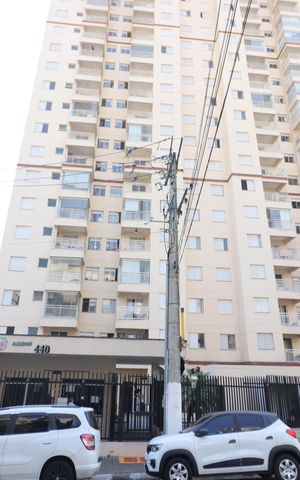 Apartamento para alugar com 49m², 2 quartos e 1 vagaÁrea comum - Fachada