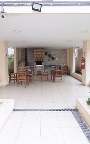 Apartamento para alugar com 49m², 2 quartos e 1 vagaÁrea comum - Churrasqueira