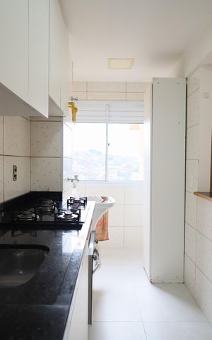 Apartamento para alugar com 49m², 2 quartos e 1 vagaCozinha e Área de Serviço