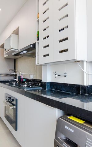 Apartamento à venda com 43m², 1 quarto e 1 vagaCozinha
