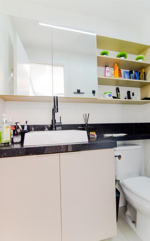 Apartamento à venda com 43m², 1 quarto e 1 vagaBanheiro