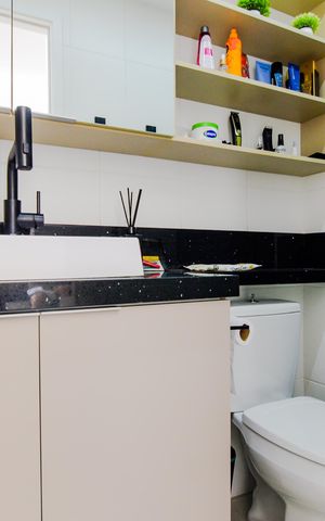 Apartamento à venda com 43m², 1 quarto e 1 vagaBanheiro