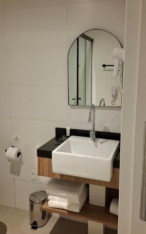 Studio para alugar com 23m², 1 quarto e sem vaga Studio para alugar com 23m², 1 quarto e sem vagaBanheiro