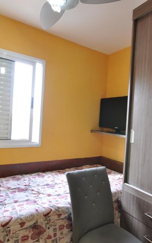 Apartamento à venda com 85m², 3 quartos e 2 vagasQuarto 2