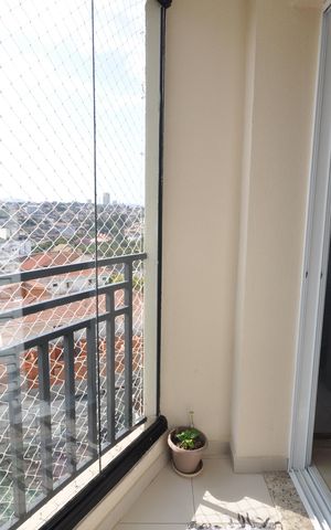 Apartamento à venda com 85m², 3 quartos e 2 vagasSacada do Quarto Suíte