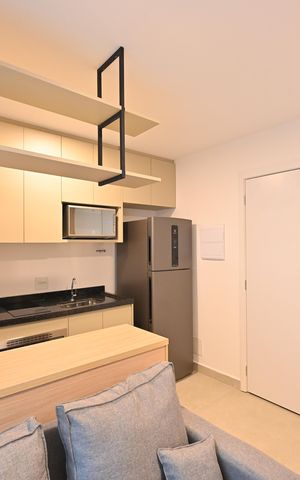 Apartamento para alugar com 25m², 1 quarto e sem vagaSala