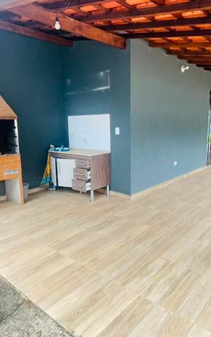 Casa para alugar com 145m², 3 quartos e 8 vagas Casa para alugar com 145m², 3 quartos e 8 vagasÁrea comum - Churrasqueira