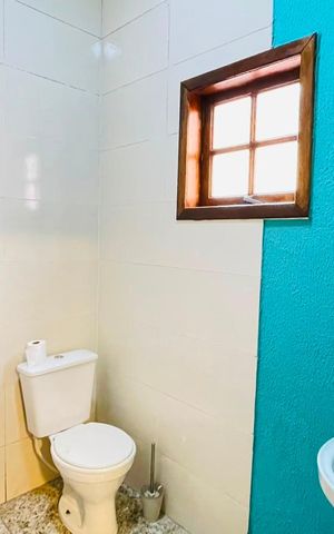 Casa para alugar com 140m², 2 quartos e 5 vagas Casa para alugar com 140m², 2 quartos e 5 vagasBanheiro