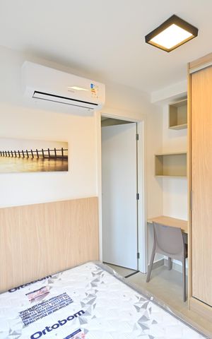 Apartamento para alugar com 25m², 1 quarto e sem vagaQuarto