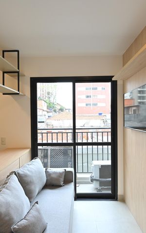 Apartamento para alugar com 25m², 1 quarto e sem vagaSala