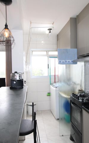 Apartamento à venda com 38m², 1 quarto e 1 vagaCozinha