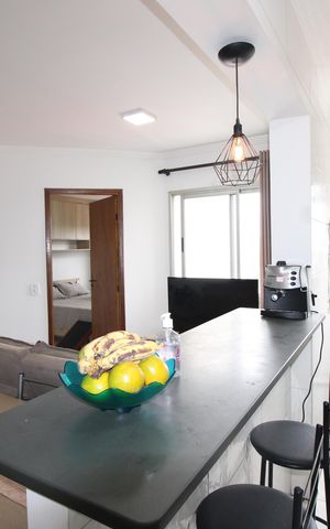 Apartamento à venda com 38m², 1 quarto e 1 vagaCozinha