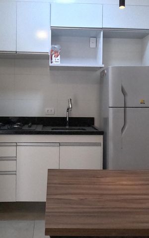 Apartamento para alugar com 60m², 2 quartos e sem vagaCozinha Americana e Área de Serviço