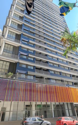 Studio para alugar com 26m², 1 quarto e sem vaga Studio para alugar com 26m², 1 quarto e sem vagaFachada e portaria