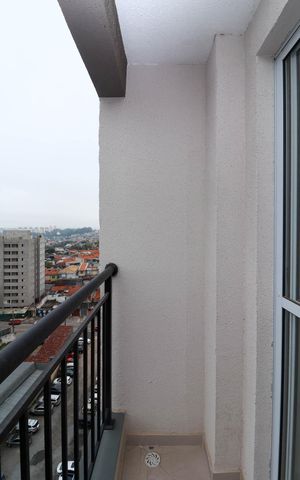 Apartamento para alugar com 43m², 2 quartos e 1 vaga Apartamento para alugar com 43m², 2 quartos e 1 vagaVaranda da Sala/cozinha