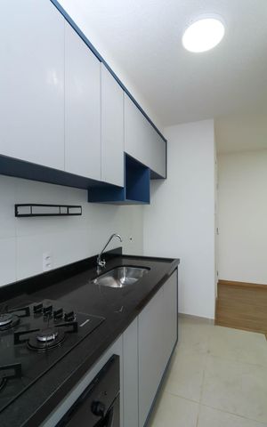 Apartamento para alugar com 43m², 2 quartos e 1 vaga Apartamento para alugar com 43m², 2 quartos e 1 vagaSala/cozinha
